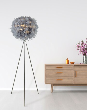 Feather Tripod Floor Lamp