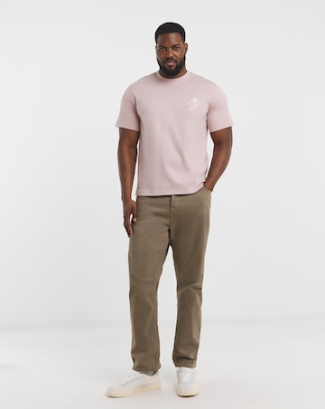 Jack & Jones Premium Kyle Back Graphic T-Shirt - Pink