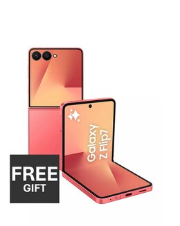 Samsung Galaxy Z Flip7 256GB 5G - Coral Red - Galaxy AI
