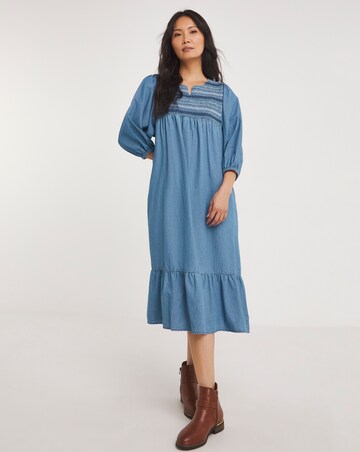 Julipa Pure Cotton Chambray Dress