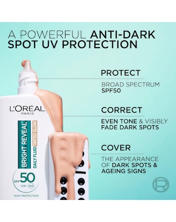 L'Oreal Paris Daily Fluid Tinted Glow SPF 50+, Bronze Glow