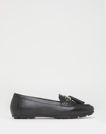 Heavenly Soles Prague Leather Driving Moccasins - Wide Fit (E)