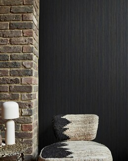 Abigail Ahern Fibre Stripe Twilight Wallpaper