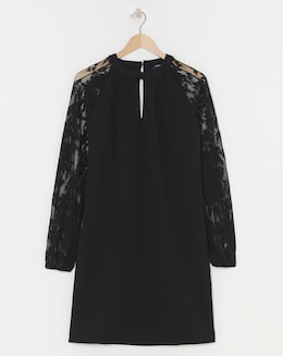Lace Sleeve Shift Dress