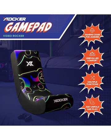 X Rocker Video Rocker Gaming Chair for Kids - Gamepad