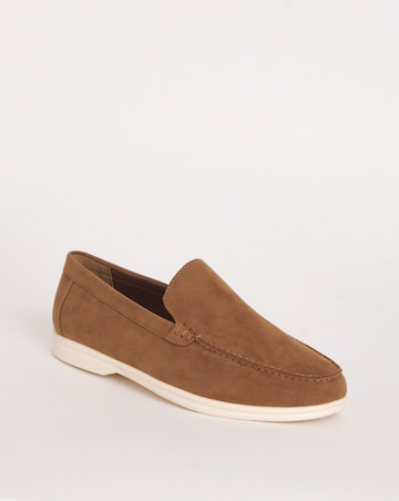 Suede Look Loafer Wide Fit