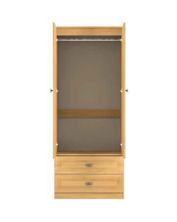 Richmond Ready Assembled 2 Door 2 Drawer Wardrobe