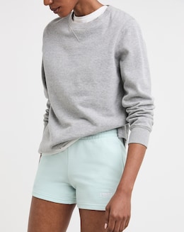 PUMA Essentials Small No.1 Logo 4&quot; High Waist Shorts