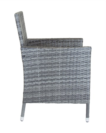 Charles Bentley 6 Seater Round Rattan Dining Set