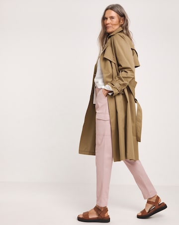 Blush Stretch Utility Tapered Chino Trousers
