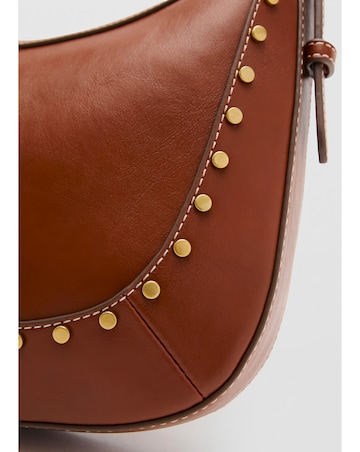 Mango Studded Shoulder Bag