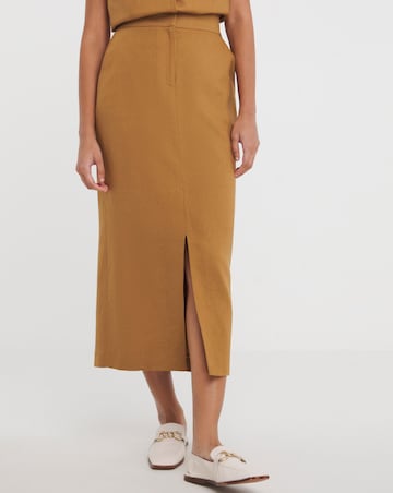Linen Pencil Skirt