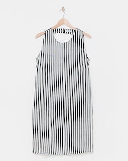 Printed Sleeveless Shift Dress