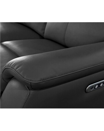 Aspire Kingsmere Leather Power Recliner 2 Seater
