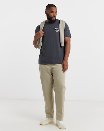 Jack & Jones Norrebro Back Graphic T-Shirt - Grey