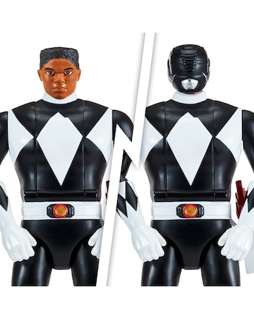 Mighty Morphin Power Rangers Auto Morphin Black Ranger Figure