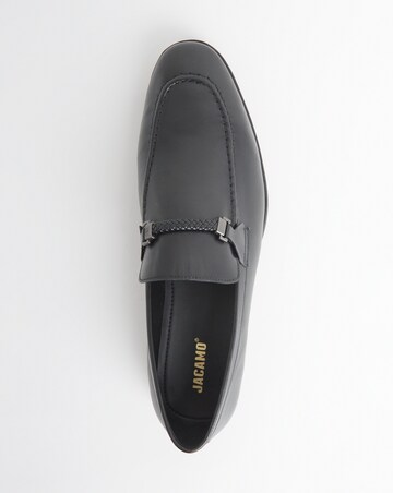 Leather Formal Snaffle Bar Loafer Wide