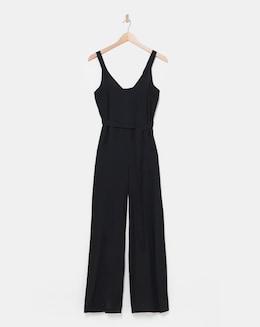 Wide Leg Strappy Jumpsuit