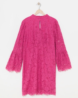 Joanna Hope High Neck Lace Dress