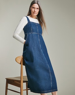 Blue Apron Midi Dress