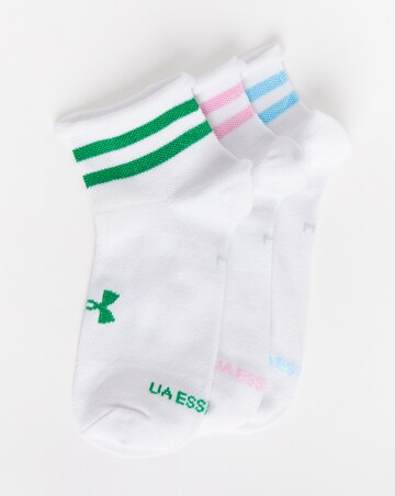 Under Armour Essential 3pk Quarter Socks