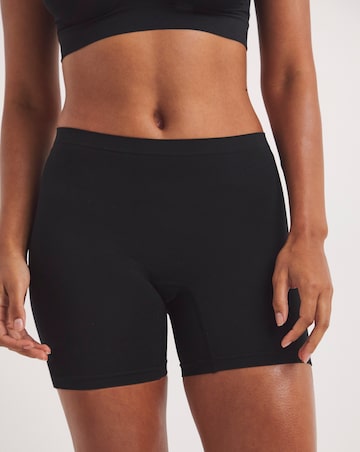 Pretty Secrets (3 Pack) Seamless Comfort Shorts Black