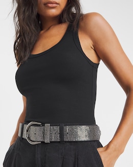 Statement Diamante Belt