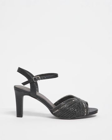Joanna Hope Peep Toe Occasion Sandal - Wide Fit (E)