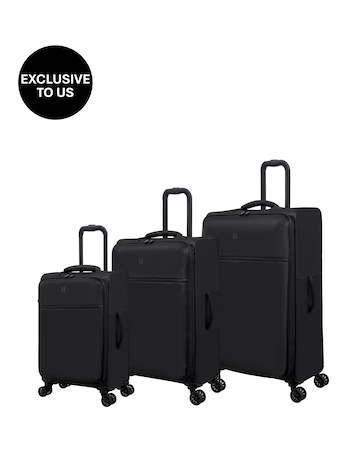 IT Luggage The Lite 3pc Suitcase Set - Black