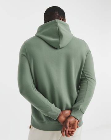 Overhead Hoodie Long Length-Green