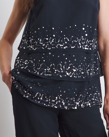 Joanna Hope Embellished Trouser Set