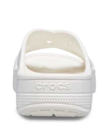 Crocs Chalk Classic Cross Over Slider Sandals