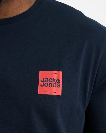 Jack & Jones Brandy Logo T-Shirt 3 Pack - Multi