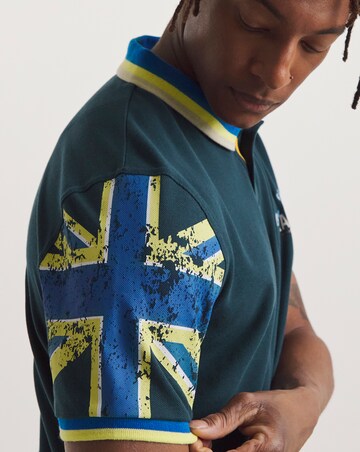 Joe Browns Union Jack Sleeve Polo Long