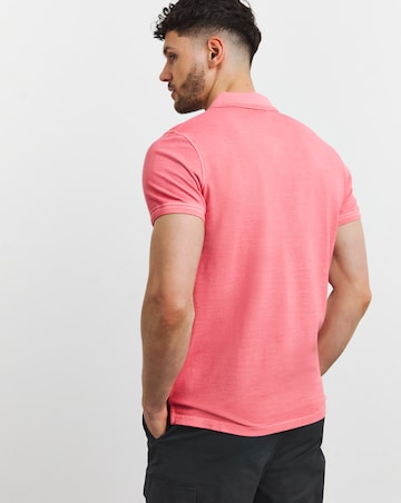 Garment Dyed Pique Polo Long