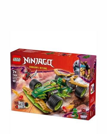 LEGO NINJAGO Lloyd's Pull-Back Race Car Toy Pretend Play Building Kit 71828