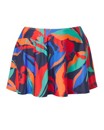 Floral Bikini Swim Skirt