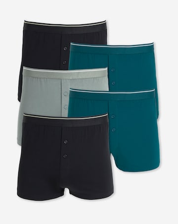 5PK Solid Colour Loose Boxers
