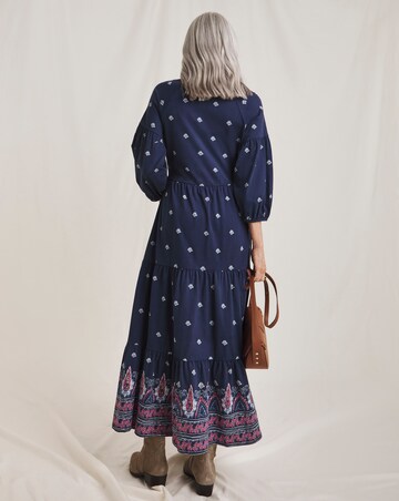 Julipa Pure Cotton Tiered Maxi Dress