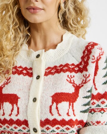 Joe Browns Winter Scenes Fairisle Cardigan