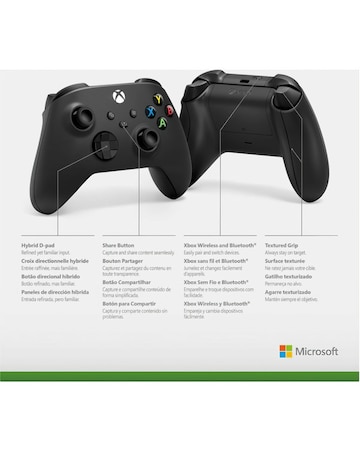Xbox Wireless Controller Carbon Black