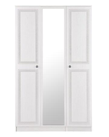 Richmond 3 Door Mirrored Wardrobe