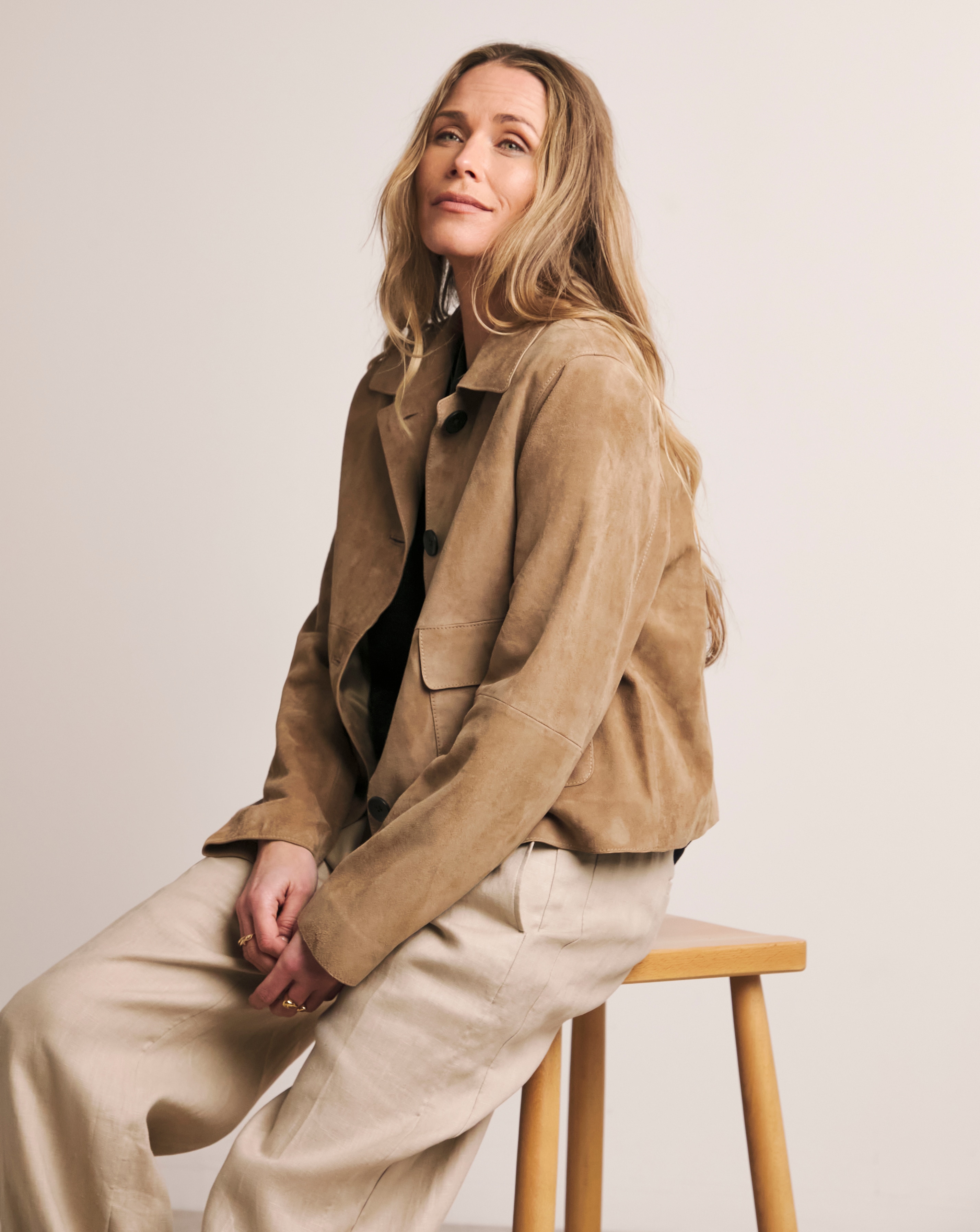 Anthology Suede Trucker Jacket | Premier Man