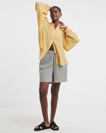 Textured Batwing Top