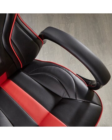 X Rocker Maverick Ergonomic PC Office Gaming Chair - Black / Red
