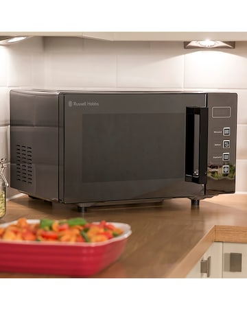 Russell Hobbs Easi 23 Litre Black Flatbed Digital Microwave