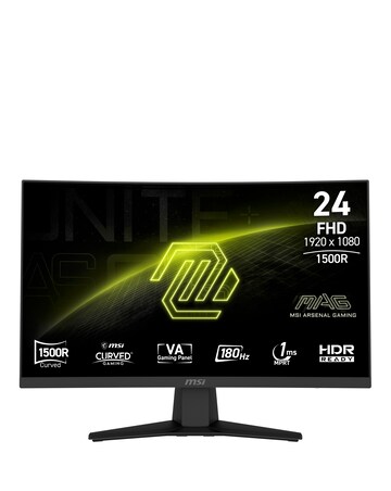 MSI MAG 244C 24in FHD 180Hz 1ms Curved Gaming Monitor
