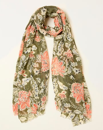 Fatface Paisley Print Scarf