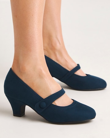 Vallie Mary Jane Heeled Shoe Wide E Fit