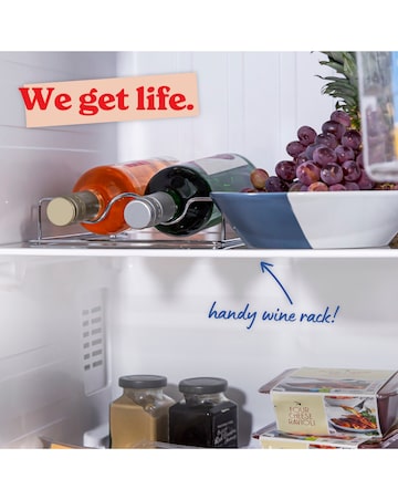 Russell Hobbs RH90AFF201B Slim American Fridge Freezer - Black E Rated